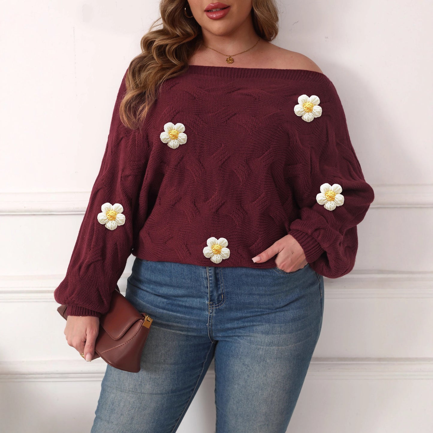 Batwing Sleeve Loose Pullover Female Female