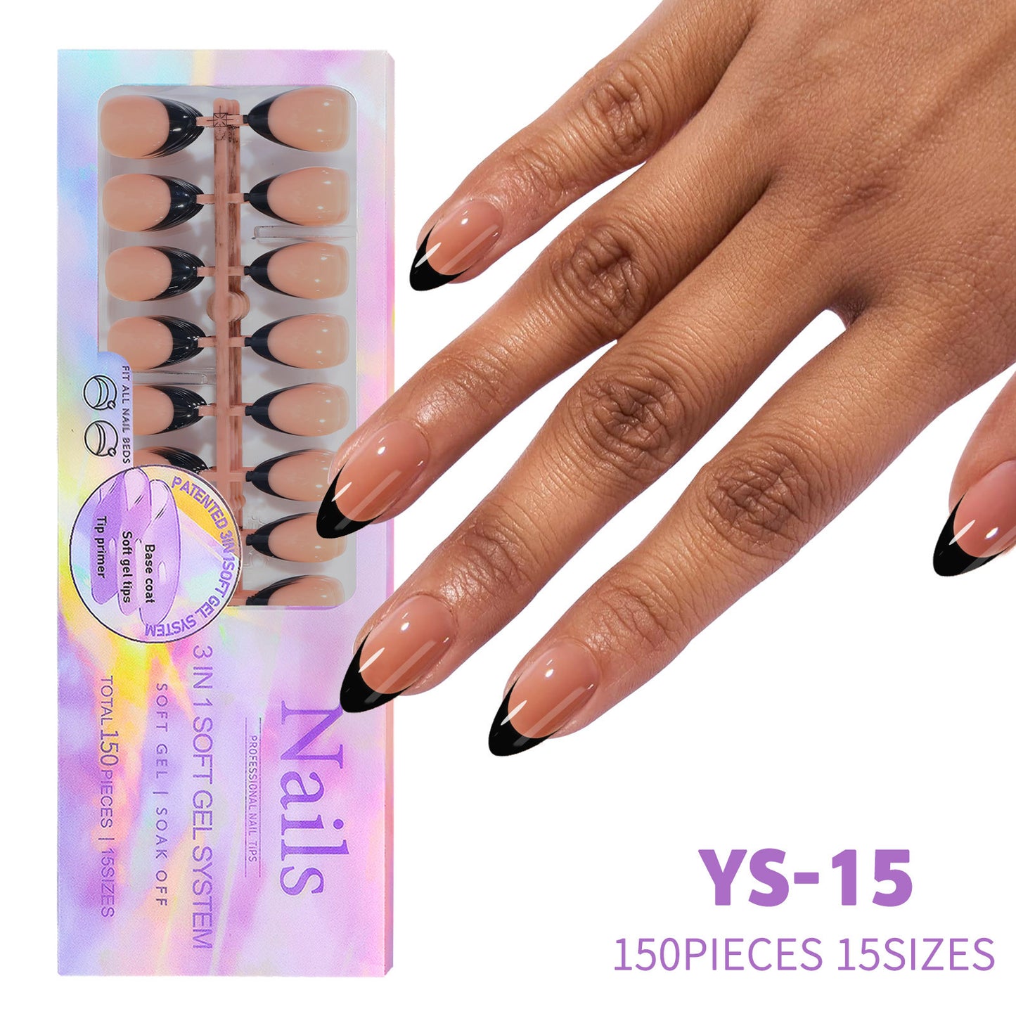 Nail Coffee Black New Seamless Wear Nail Removable Nail Beauty Nail Patch