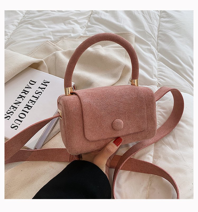 Women's New Popular Frosted One-shoulder Messenger Handbag