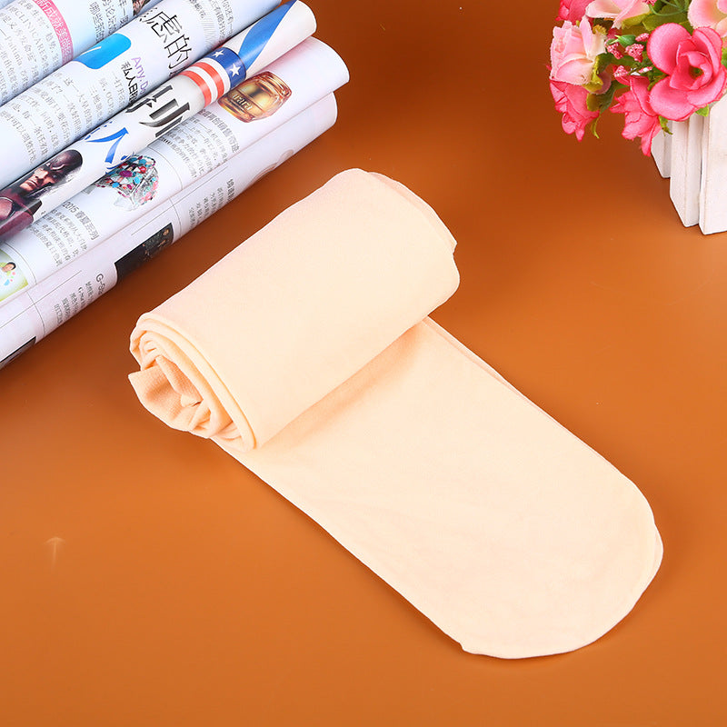 Velvet Color Pantyhose, Large Stretch, Large Size Base Socks