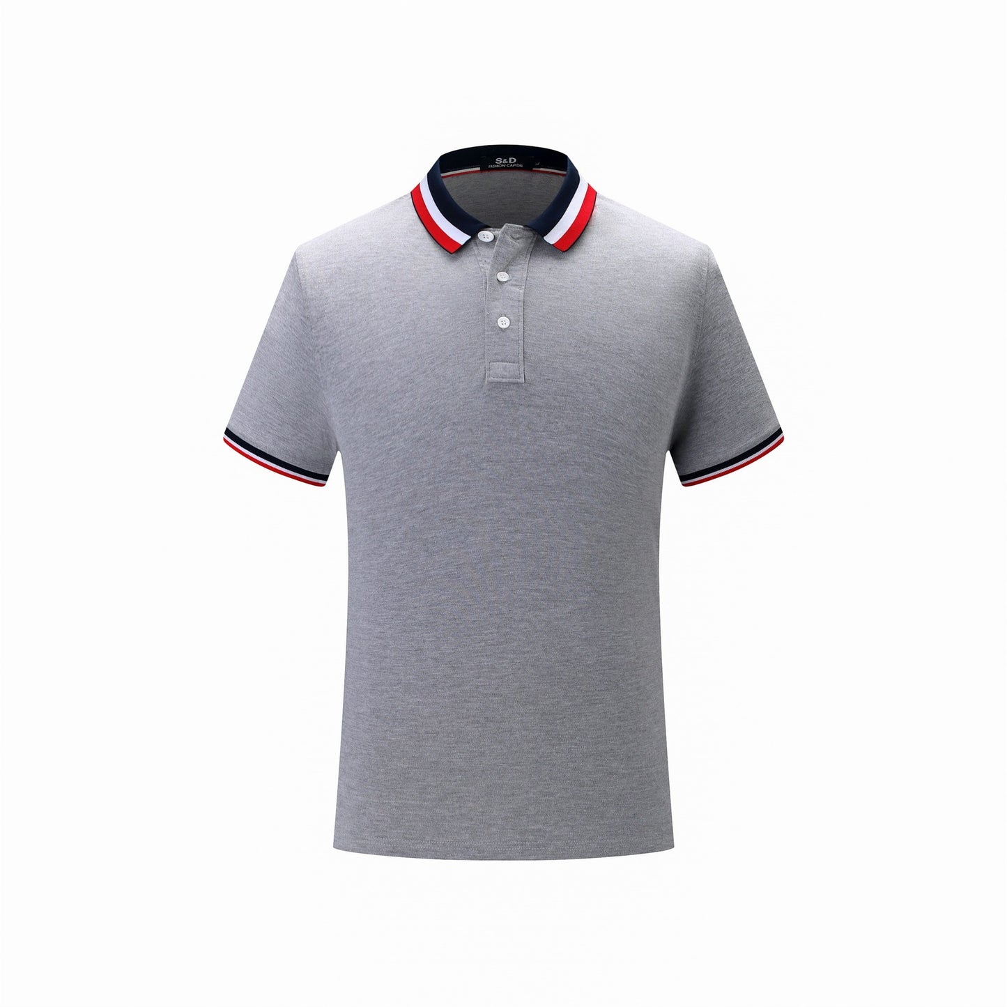 Lapel Short Sleeve Work Wear T-shirt