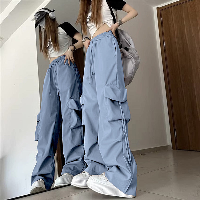 Women's Summer High Waist Retro Quick-drying Casual Pants