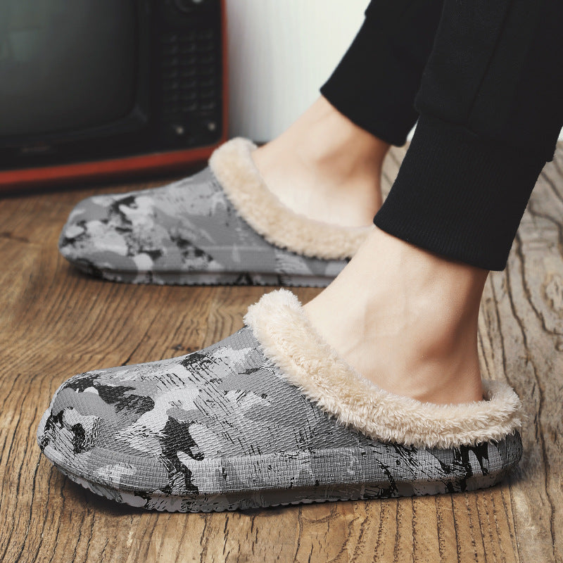 Indoor Home Thick-soled Warm Men's Home Winter Non-slip