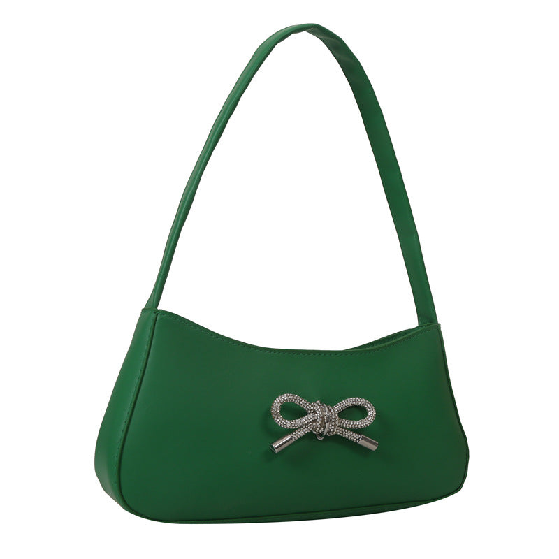 Autumn Elegant Women's Bag Bowknot Trendy Korean Style Fashion Casual One-shoulder Crossbody