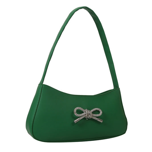 Autumn Elegant Women's Bag Bowknot Trendy Korean Style Fashion Casual One-shoulder Crossbody