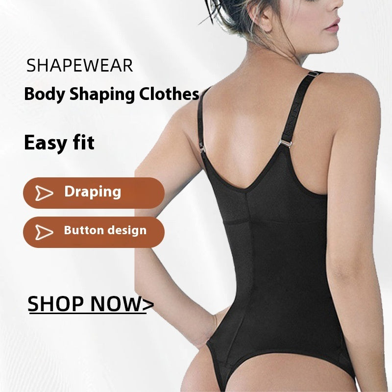 Sleeveless Jumpsuit Open-end Bodybuilding Butt-lift Underwear