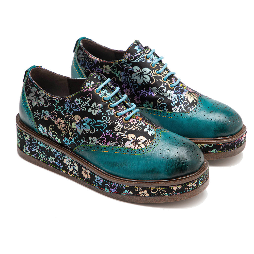 Women's Height Increasing Casual Retro Platform Shoes