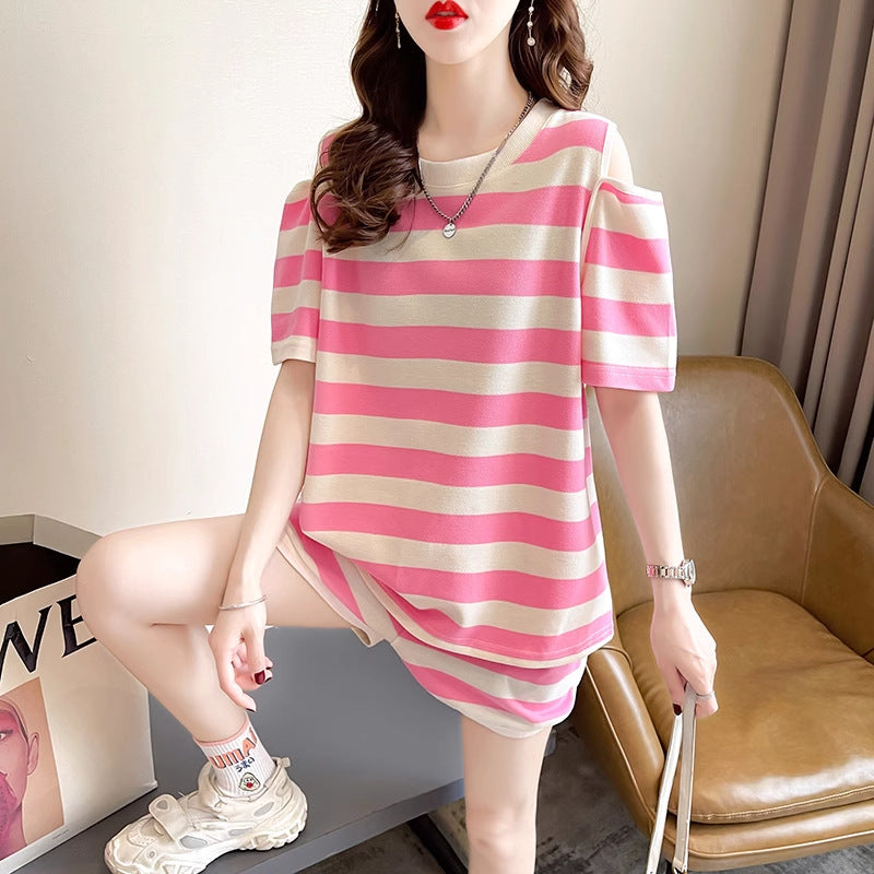 Korean-style Loose-fitting Casual Two-piece Set For Students