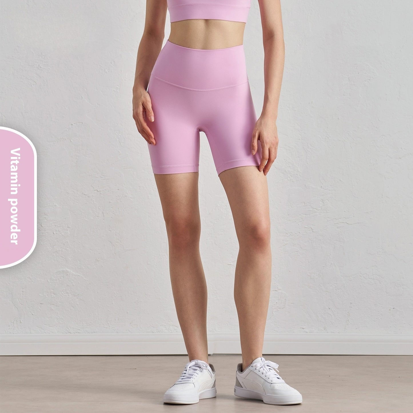Nude No T-line Hip Lift Trepunkts Fitness Yogashorts til kvinder