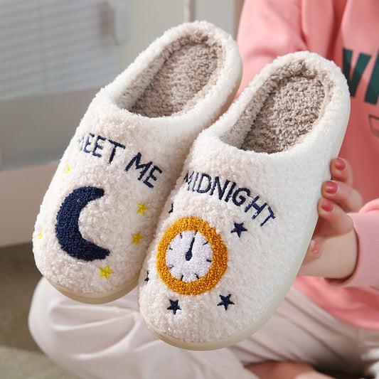 Winter Cotton Slippers Couple Male And Female