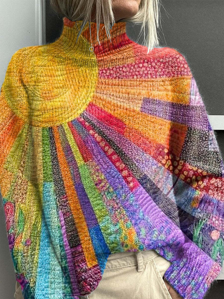 Printing Casual Cloak Coat Cardigan Sweater  Abstract