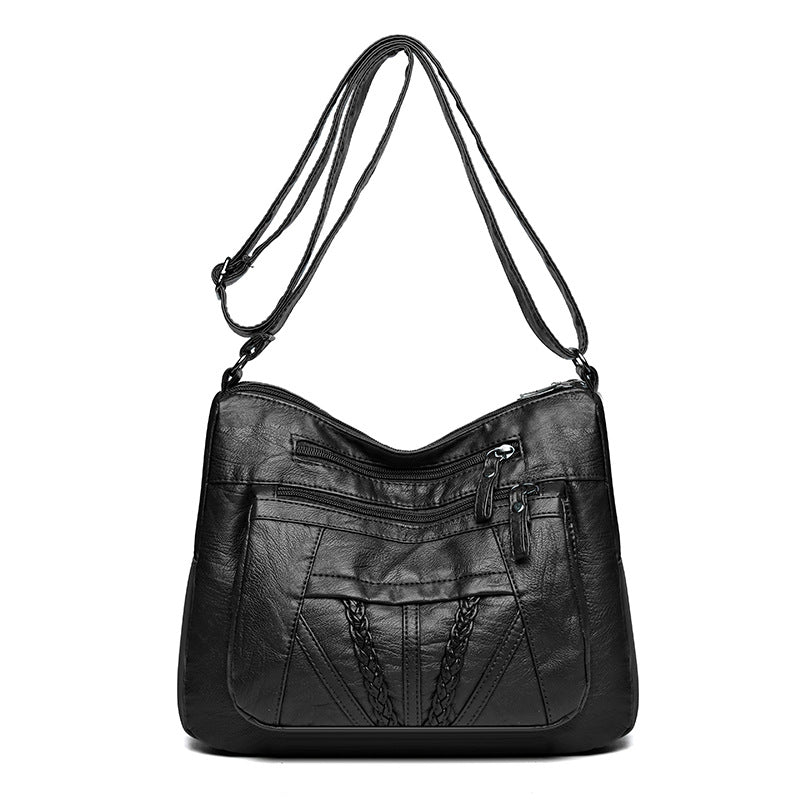 Elegant Enkel Mode Enkeltsidet Crossbody Alsidig Afslappet Dame Taske