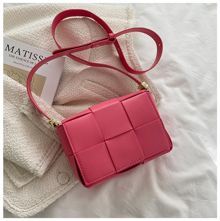 Women's Fashion Simple Woven Single Shoulder Crossbody Bag