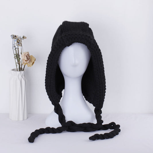 Loose Slouchy Cloak Knit Hat Solid