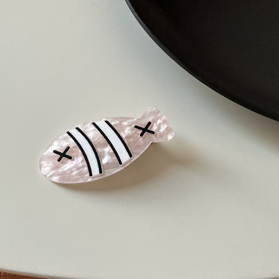 Cute Fish Barrettes Fishbone Hairpin Girl Bang Clip Broken Hair