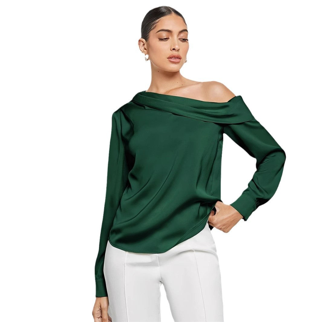 Shirt Top Autumn And Winter Long Sleeve Shirt Women's Clothing