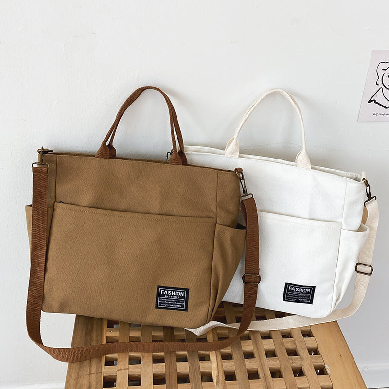 Simple Students Have Thick Single-shoulder Bags