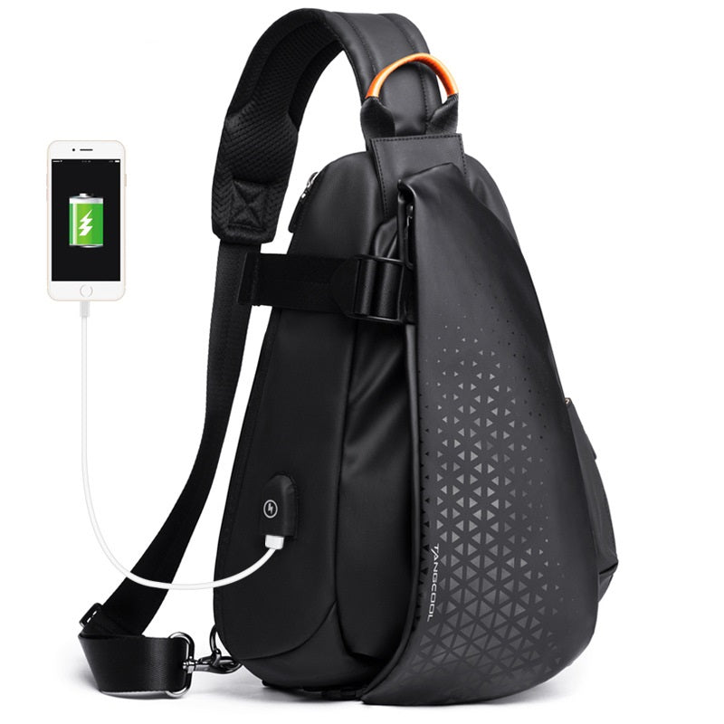 Shoulder bag fashion chest bag men's oxford diagonal bag tide brand sports bag