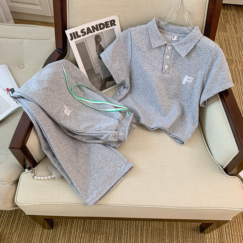 Summer Sportswear Set Fashionable Chanel-style Perfect For Petite Figures