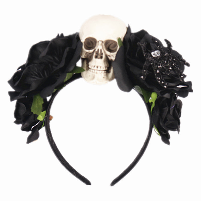 Wreath Skull Hair Hoop Headdress Dance Party Show Headband