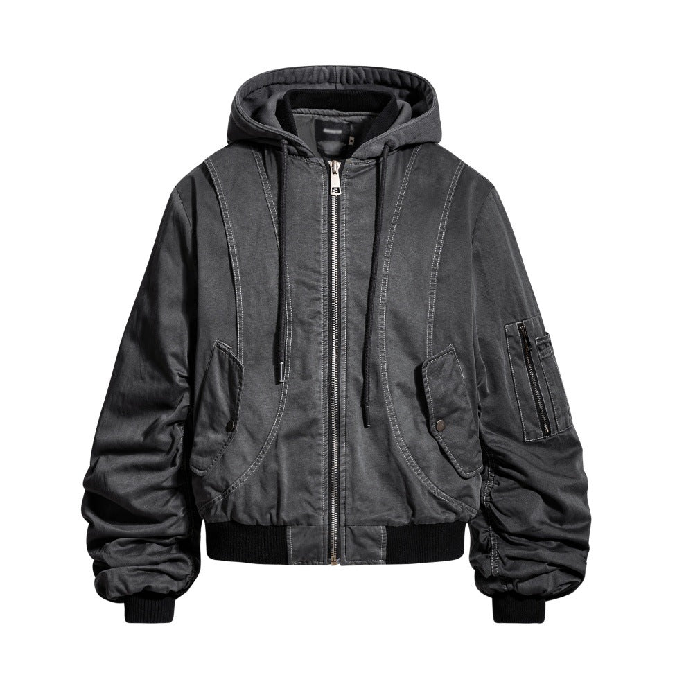 Men's Winter Padded Thick Hooded Coat
