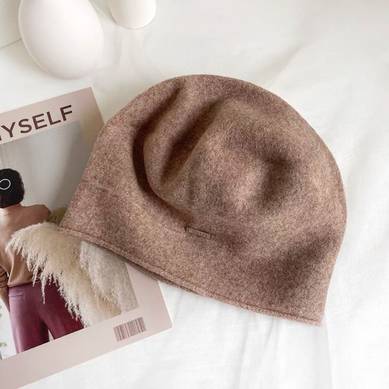 Versatile Cashmere Pile Loose Knit
