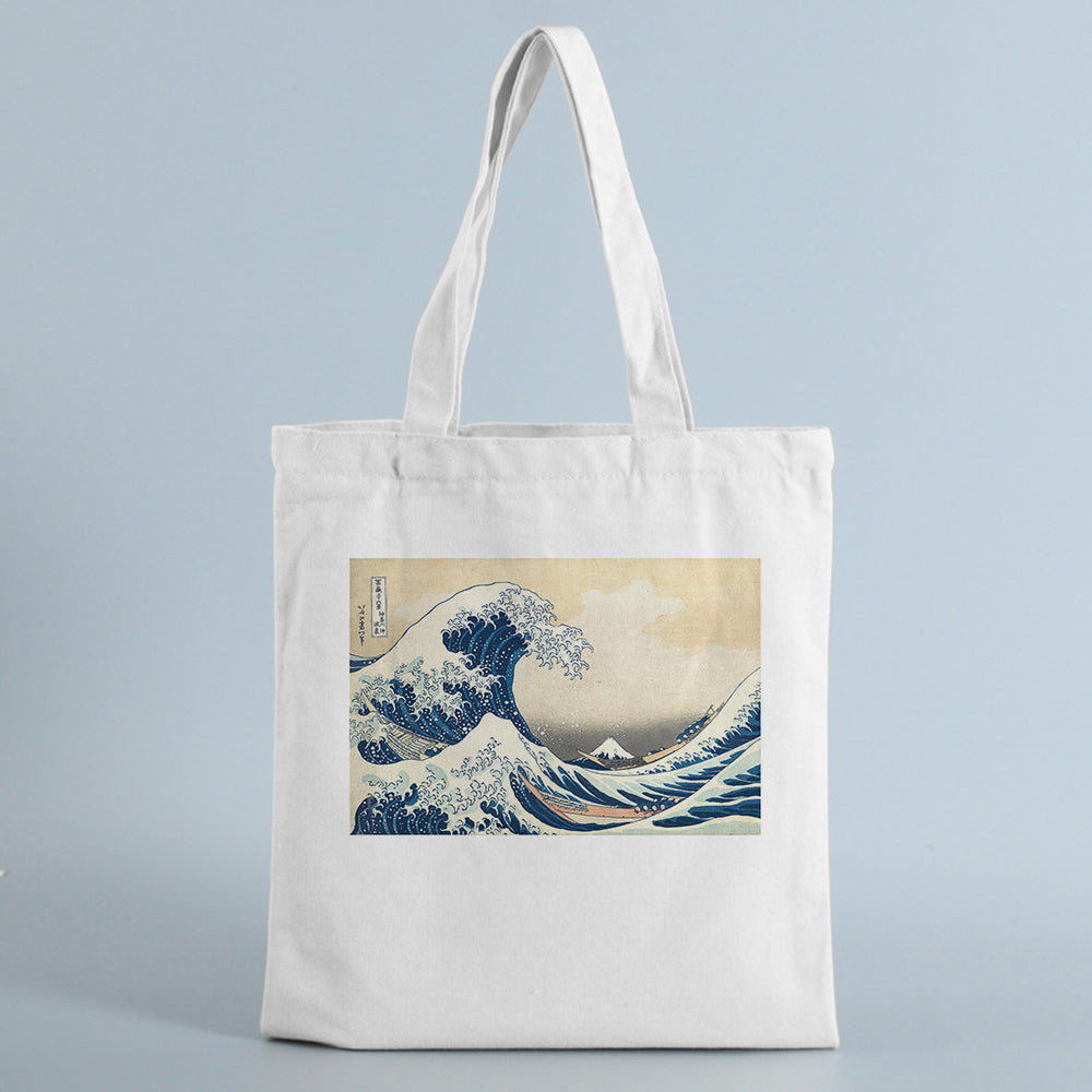 Canvas Tote Bag Pattern Environment-friendly Shopping Large Capacity