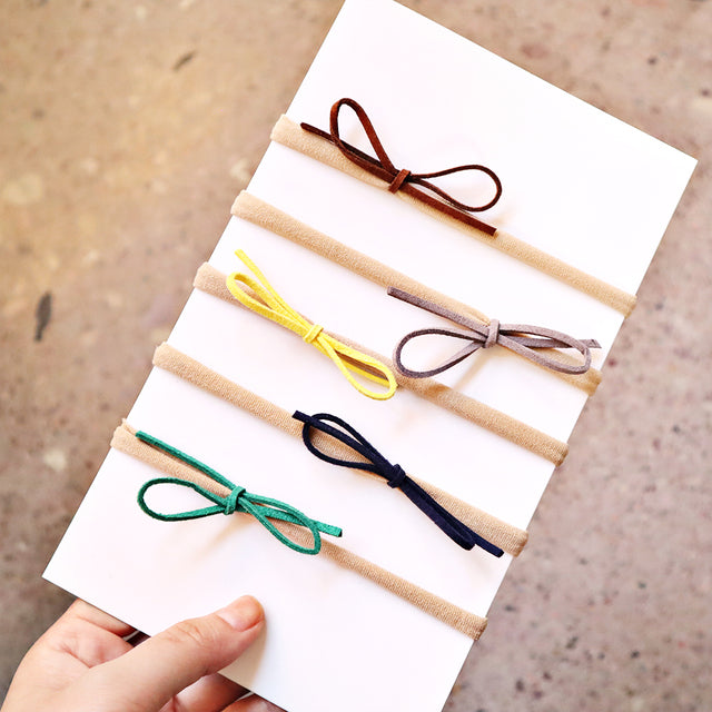 Baby Bow Tie Hair Hoop Nylon