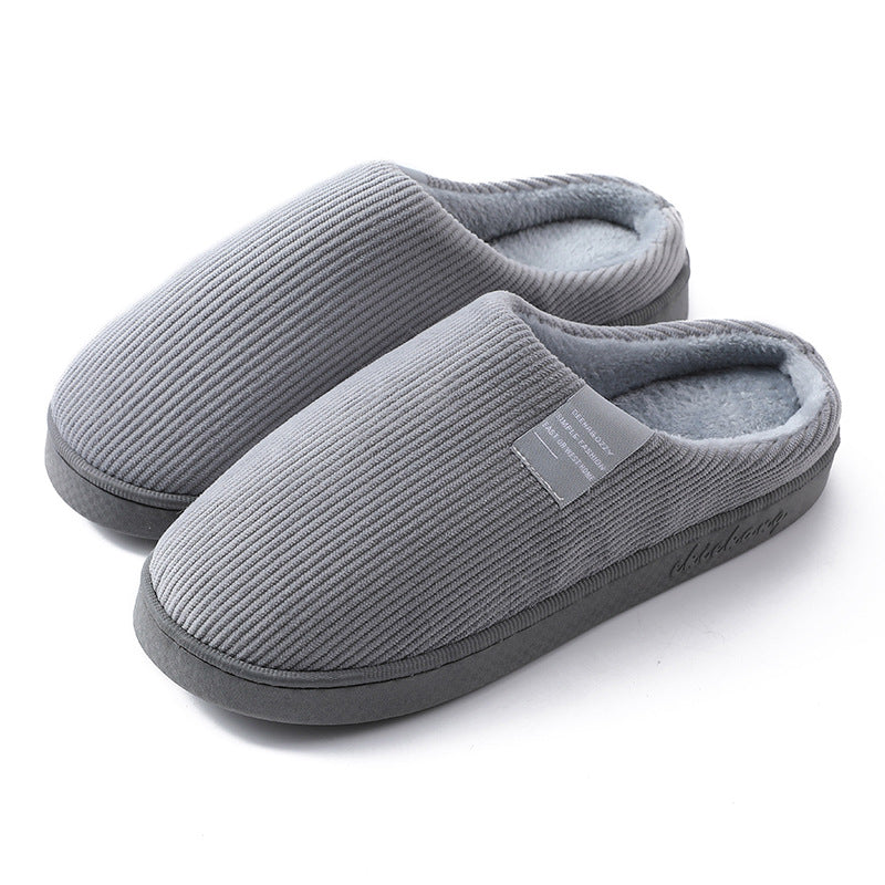 Non Slip Soft Soled Thickened Warm Home Cotton Slippers