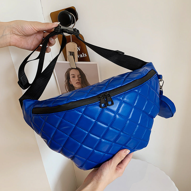 Fashion Diamond Embroidery Thread Shoulder Messenger Bag