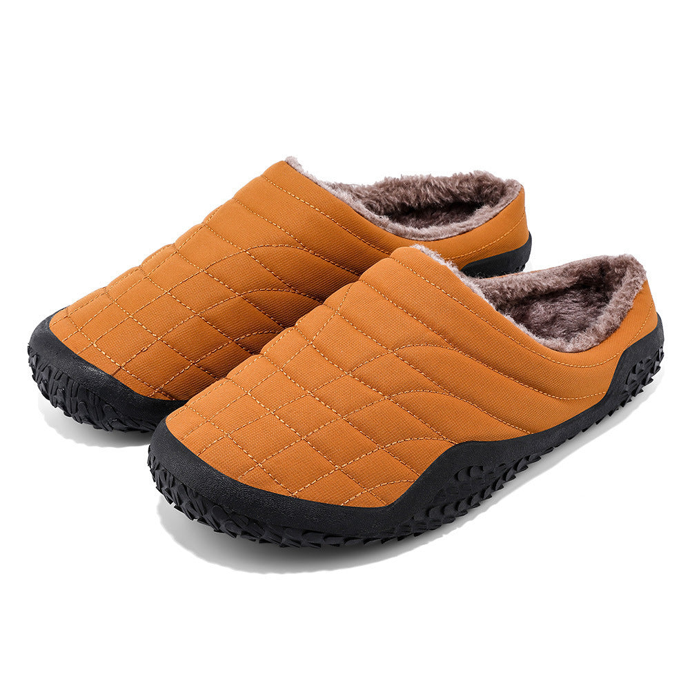 Winter New Style Plus Velvet Set Foot Indoor Men's Outdoor Cotton Mop