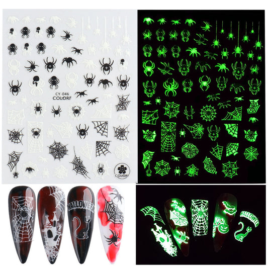 Glow-in-the-dark negleklistermærke