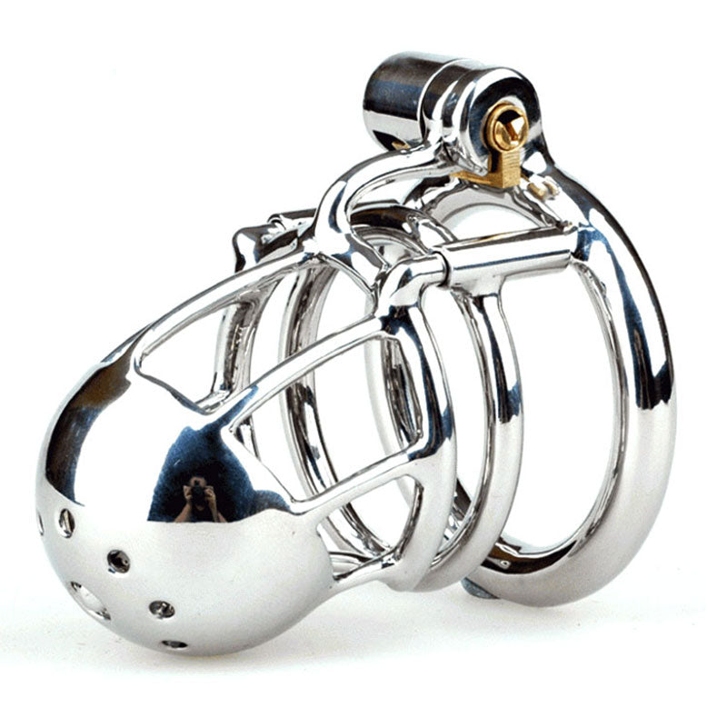 New Stainless Steel Male Chastity Lock