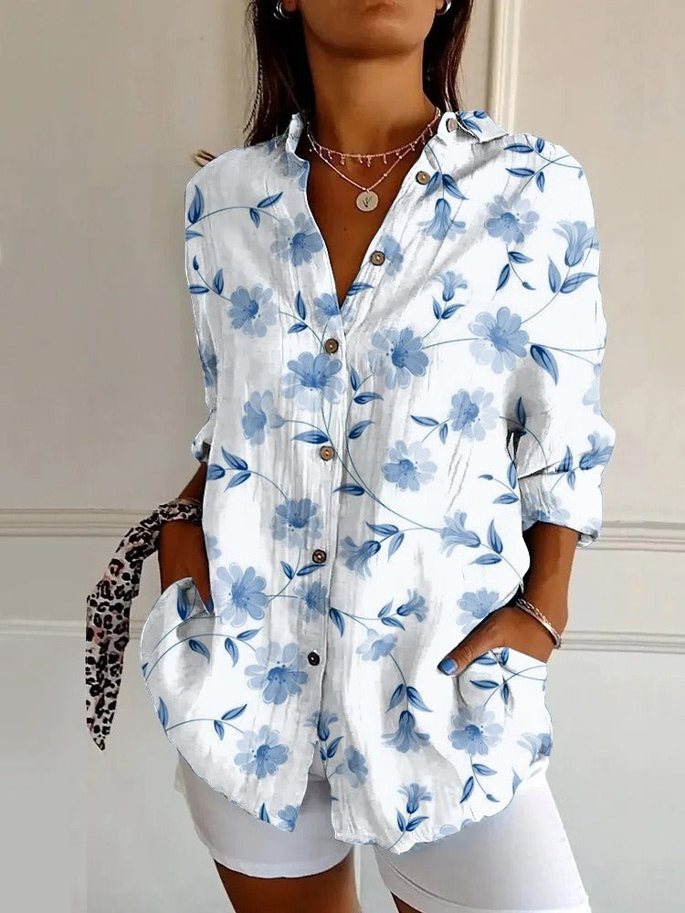 Digital Printing Long Sleeve Shirt Top 3D