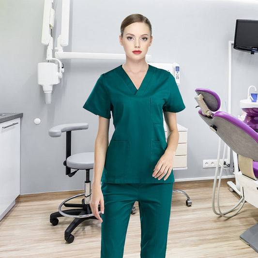 Short-sleeve Workwear For Doctors  Beauty Salons  And Dental Clinics