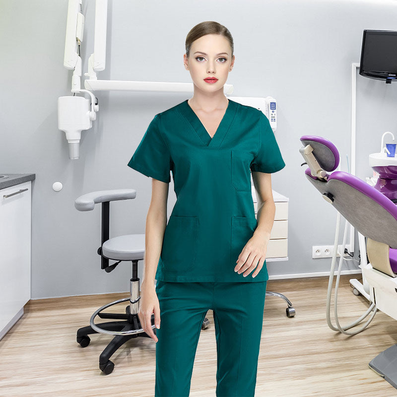 Short-sleeve Workwear For Doctors  Beauty Salons  And Dental Clinics