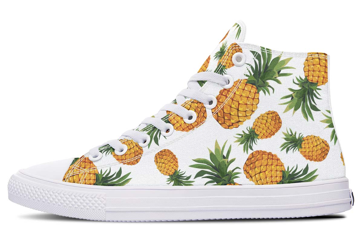 Men's And Women's Fashion Color Printing High-top Canvas Shoes
