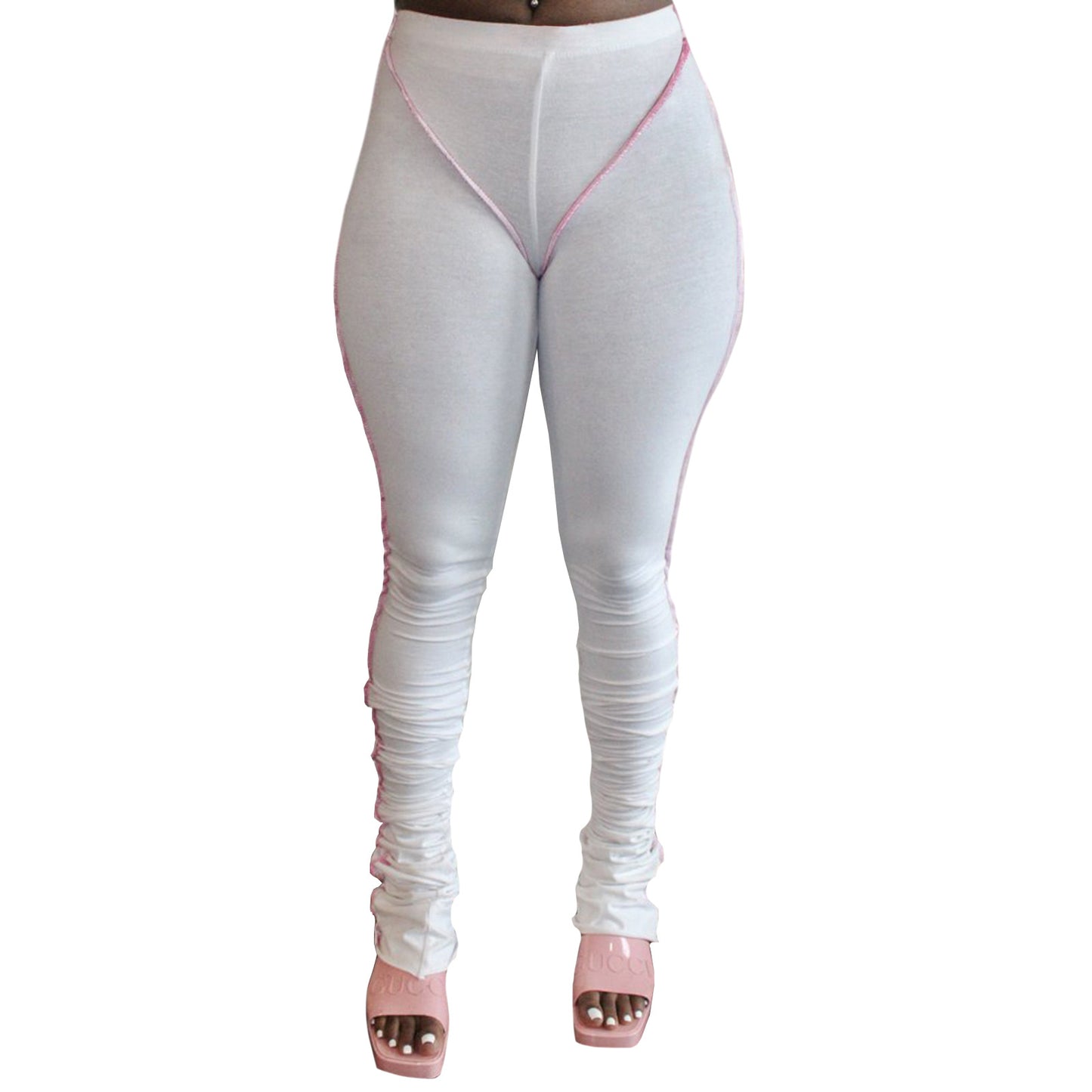 Custom Stacked Cotton Pants