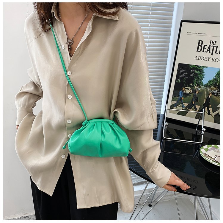 Shoulder Bag Candy Color Dumpling  Messenger Women's