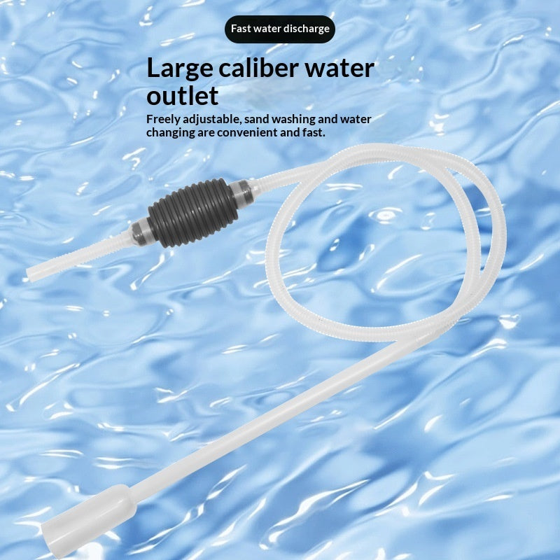 Fish Tank Manual Siphon Tube For Sand Cleaning And Water Changes