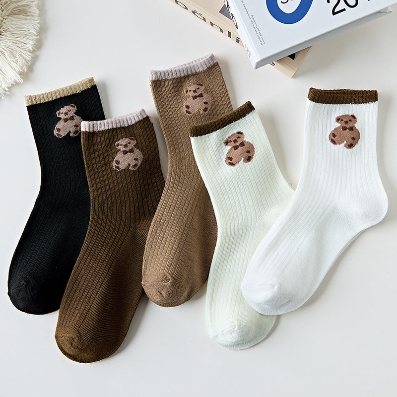 Female Cartoon Fruit Thigh High Socks