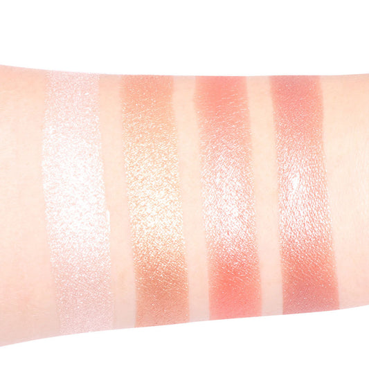 CmaaDu 4-farvet highlighter øjenskygge og blush