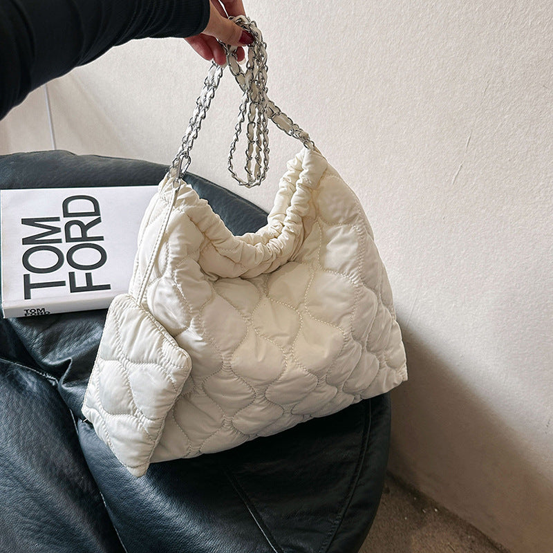 Sammensatte Tasker Til Kvinder Trend Efterår Og Vinter Ny Mode Dametaske Personlig Enkel Håndtaske I Koreansk Stil