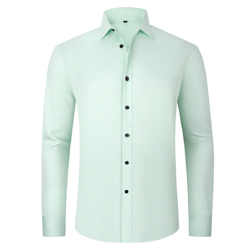 Full Elastic Force Shirt Men's Shirt Non-ironing Anti-wrinkle