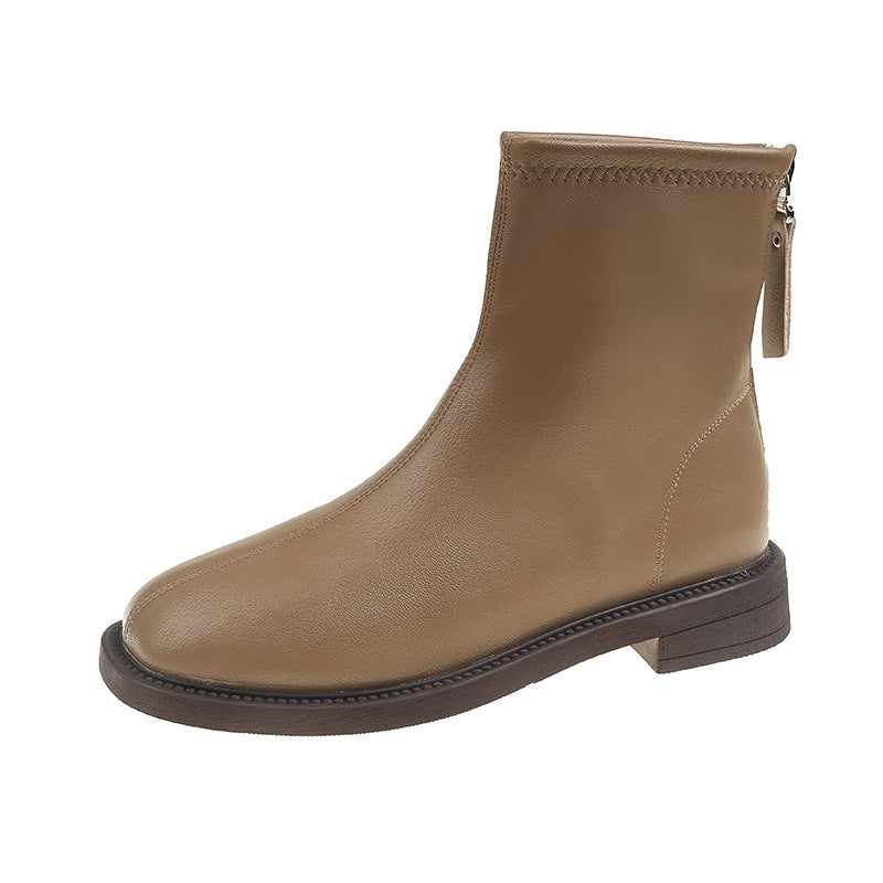 Women's Autumn And Winter Mid Tube Martin Boots