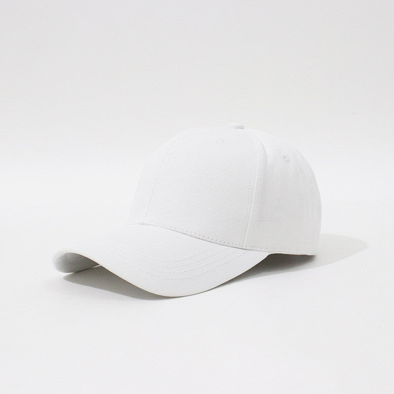 New Hard Top Solid Color Simple Fashion Household Baseball Hat