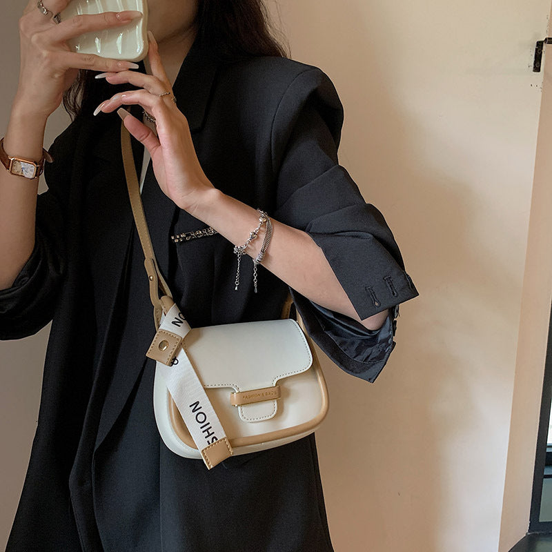 Fashion Sommer Kontrastfarve Enkel Afslappet Skuldertaske