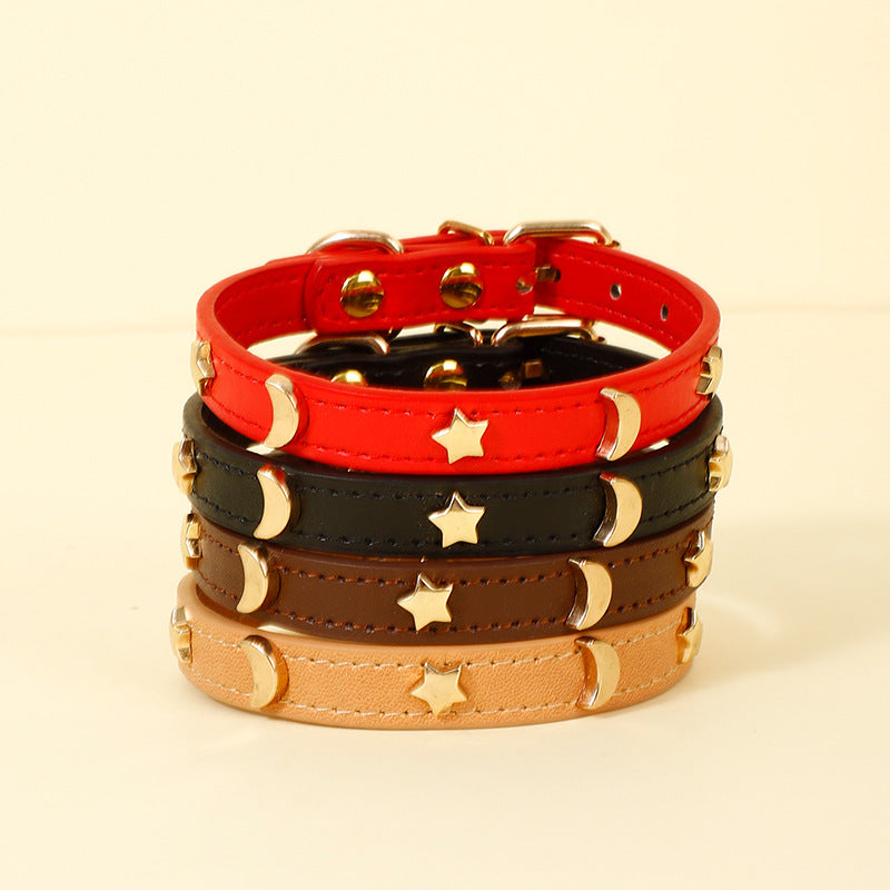 Pet Collar Star Moon Simple Anti-bite