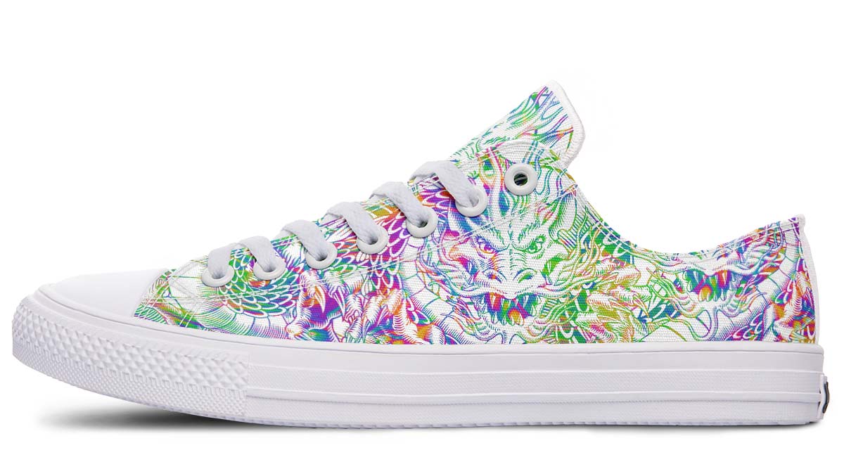 Fashion Print Couple Low-Top Canvas Shoes