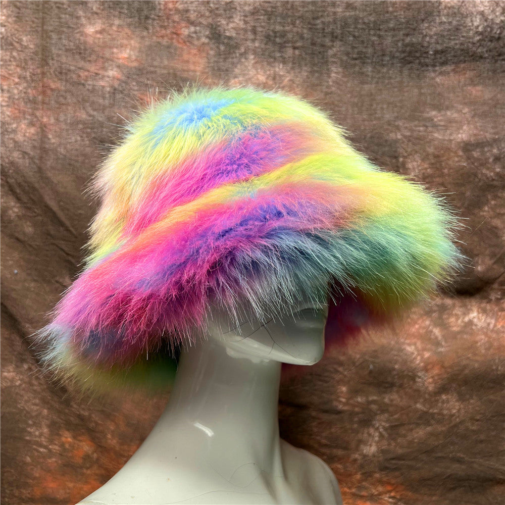 Colorful Fox Hair Basin  In Europe And America